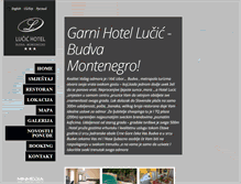 Tablet Screenshot of hotellucic.com